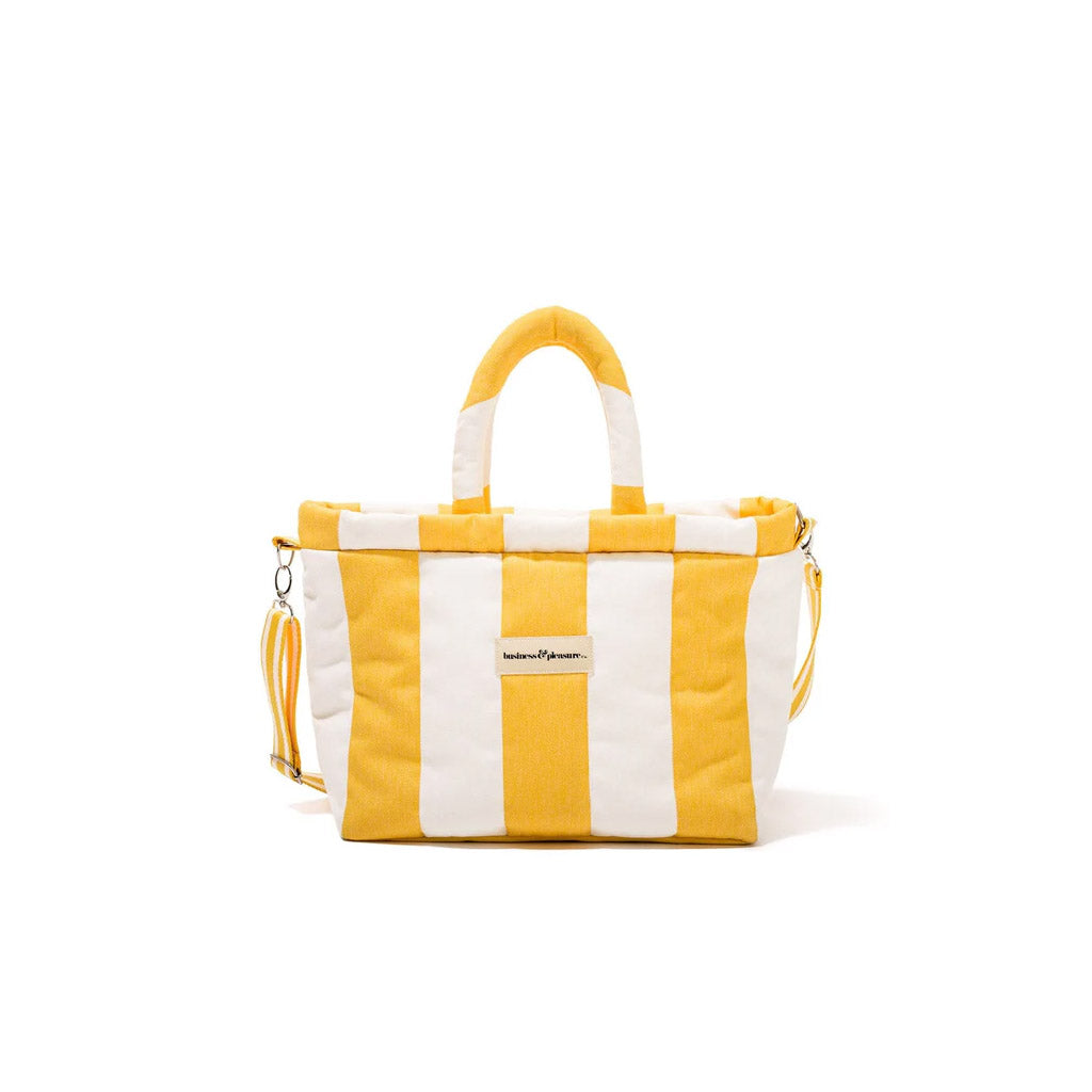 CLOUD COOLER TOTE BAG - CREW MIMOSA YELLOW STRIPE - Collector Store