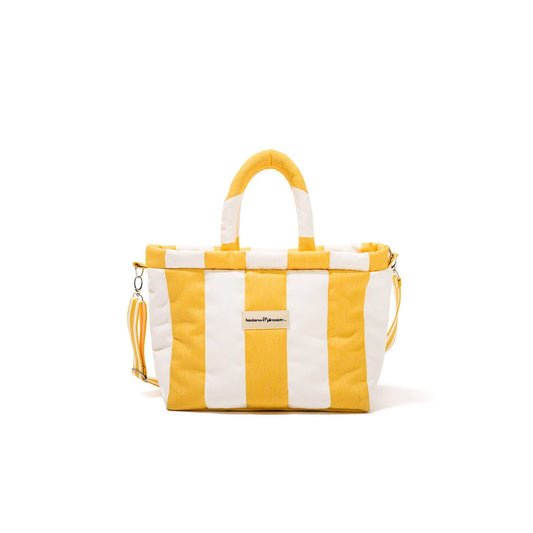 CLOUD COOLER TOTE BAG - CREW MIMOSA YELLOW STRIPE - Collector Store