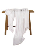 Muslin Blanket | White & White - Collector Store Sydney