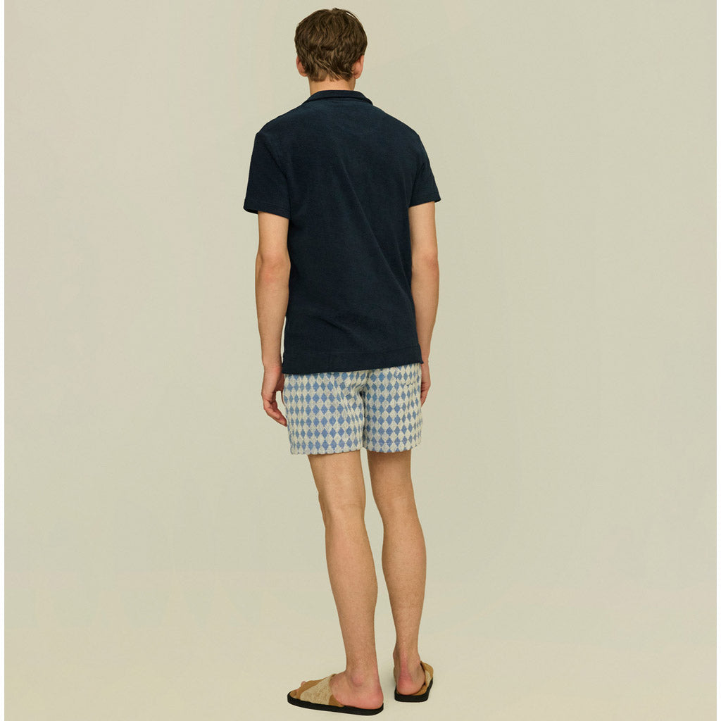 OAS Navy Polo Terry Shirt - Collector Store