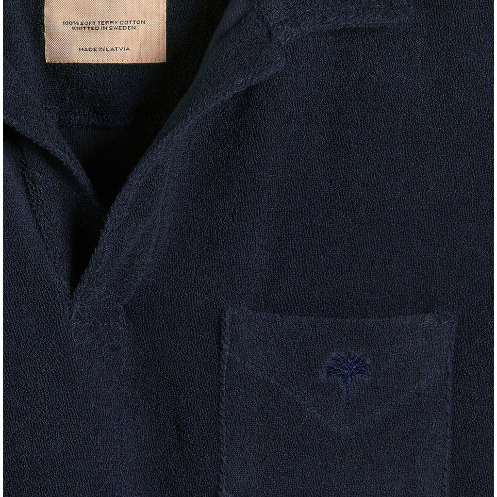 OAS Navy Polo Terry Shirt - Collector Store
