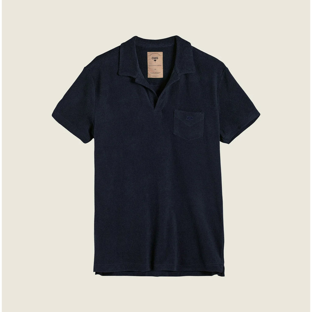 OAS Navy Polo Terry Shirt - Collector Store