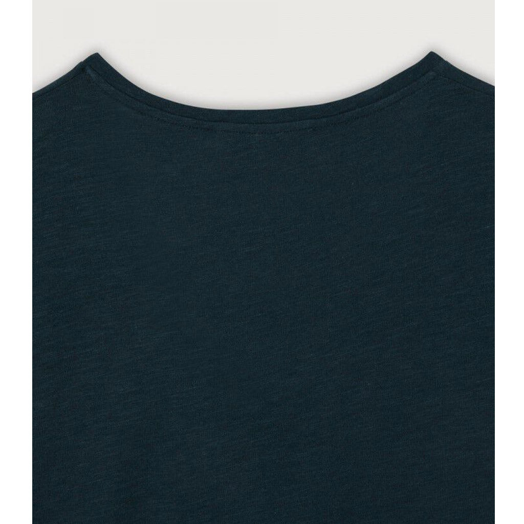 American Vintage Jacksonville  V Neck Tee - Navy - Collector Store