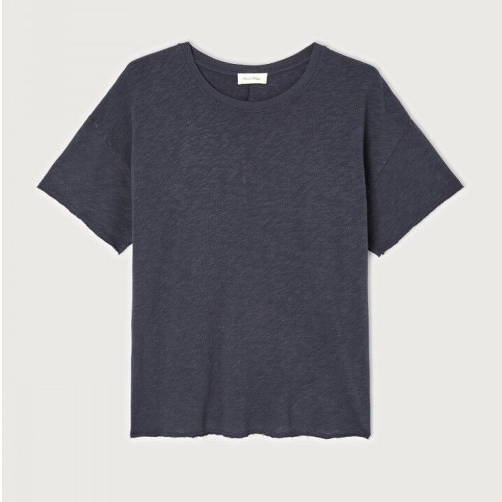 American Vintage S/S Round Loose Tee - Sonoma -Vintage Navy Blue - Collector Store Sydney