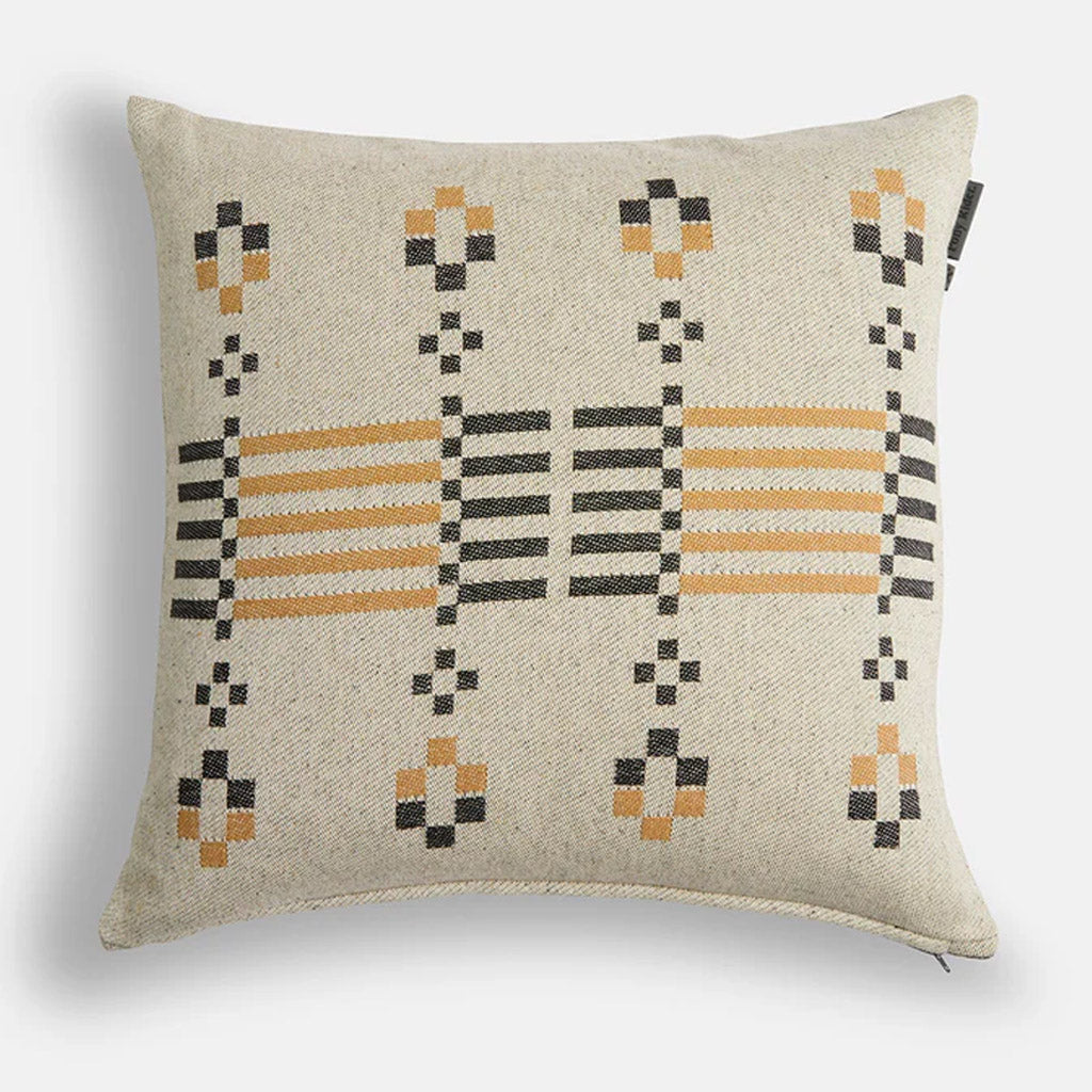 Alpine Retreat Rectangle Cushion | Black/Natural 55cm x 55cm - Collector Store Sydney