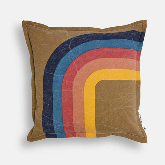 Camp Wanderful Cushion | Toffee - 45cm x 45cm - Collector Store