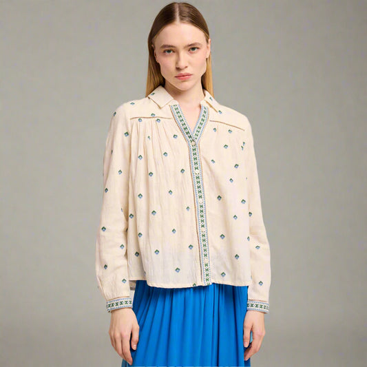 Louizon NINAFA Blouse | Jacquard - Collector Store