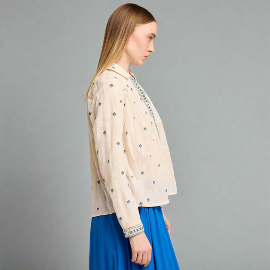 Louizon NINAFA Blouse | Jacquard - Collector Store