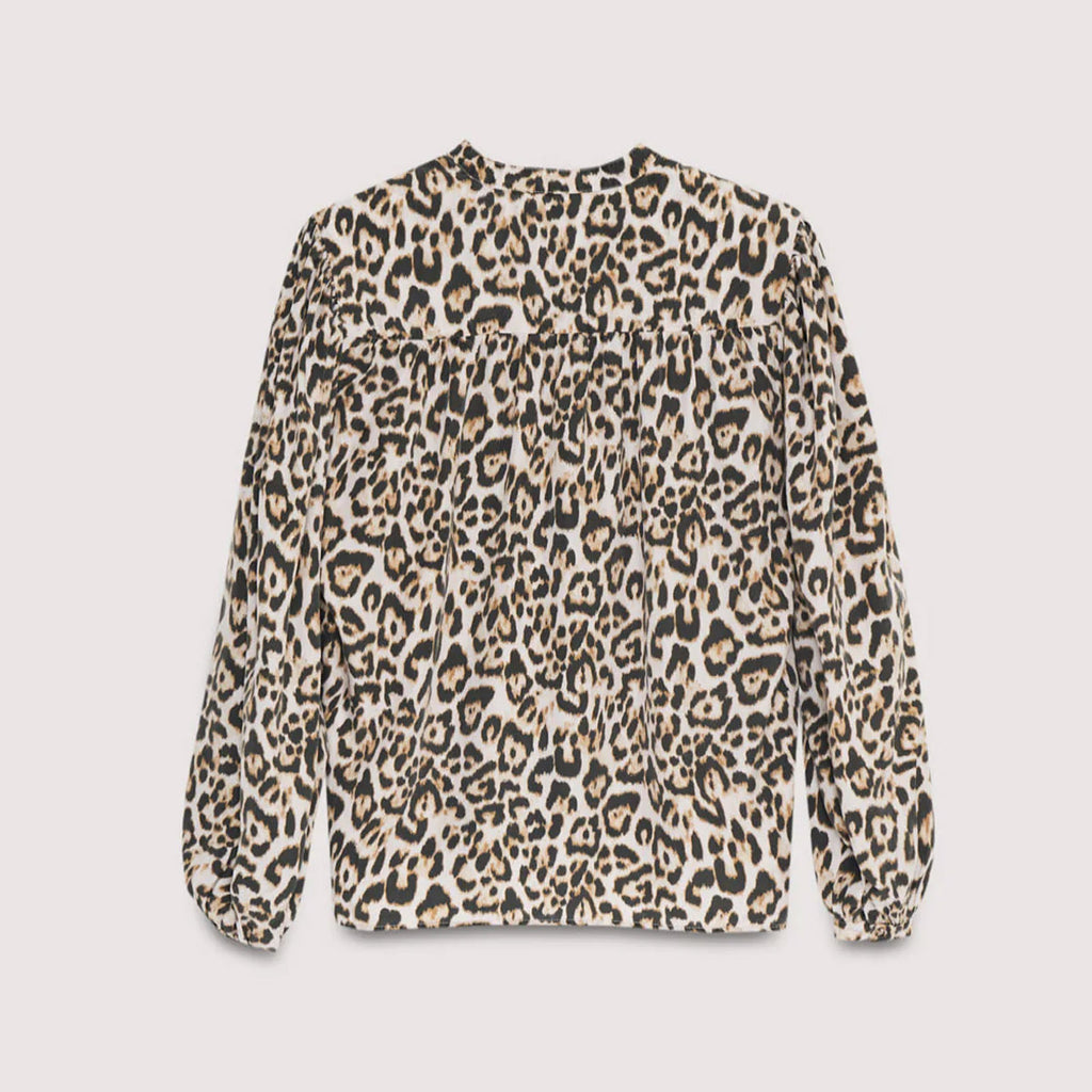 New Society - Nelia leopard Print Blouse - Collector Store Sydney
