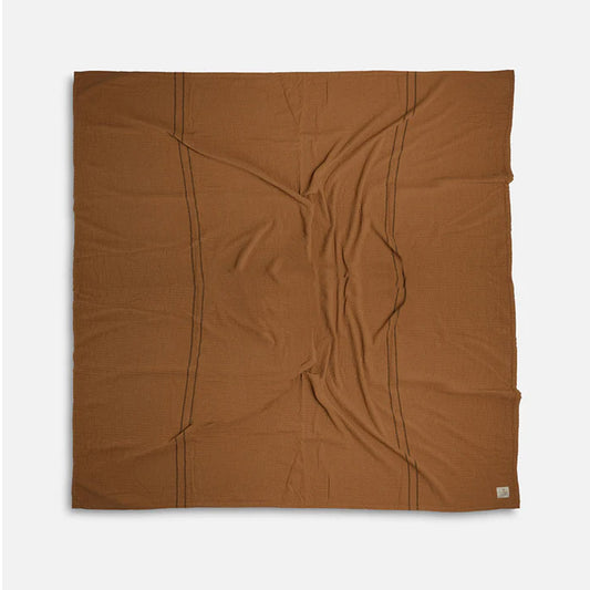 Pony Rider | Coming Home Pique Quilted Blaknket   | Tobacco | King  233cm x 223cm - Collector Store