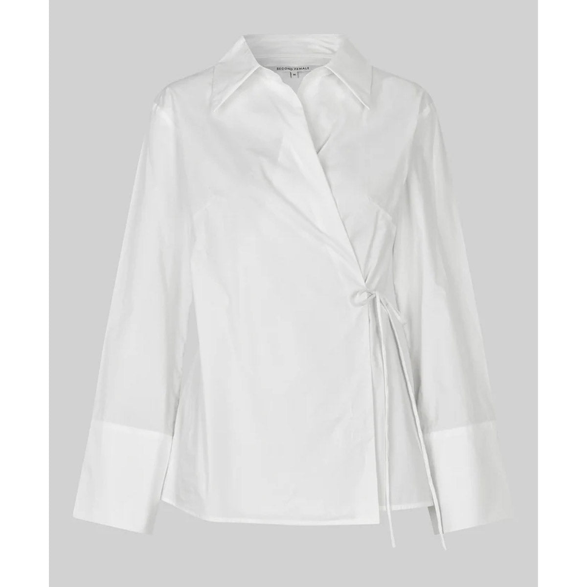 Second Female Noova wrap shirt white - Collector Store Sydney