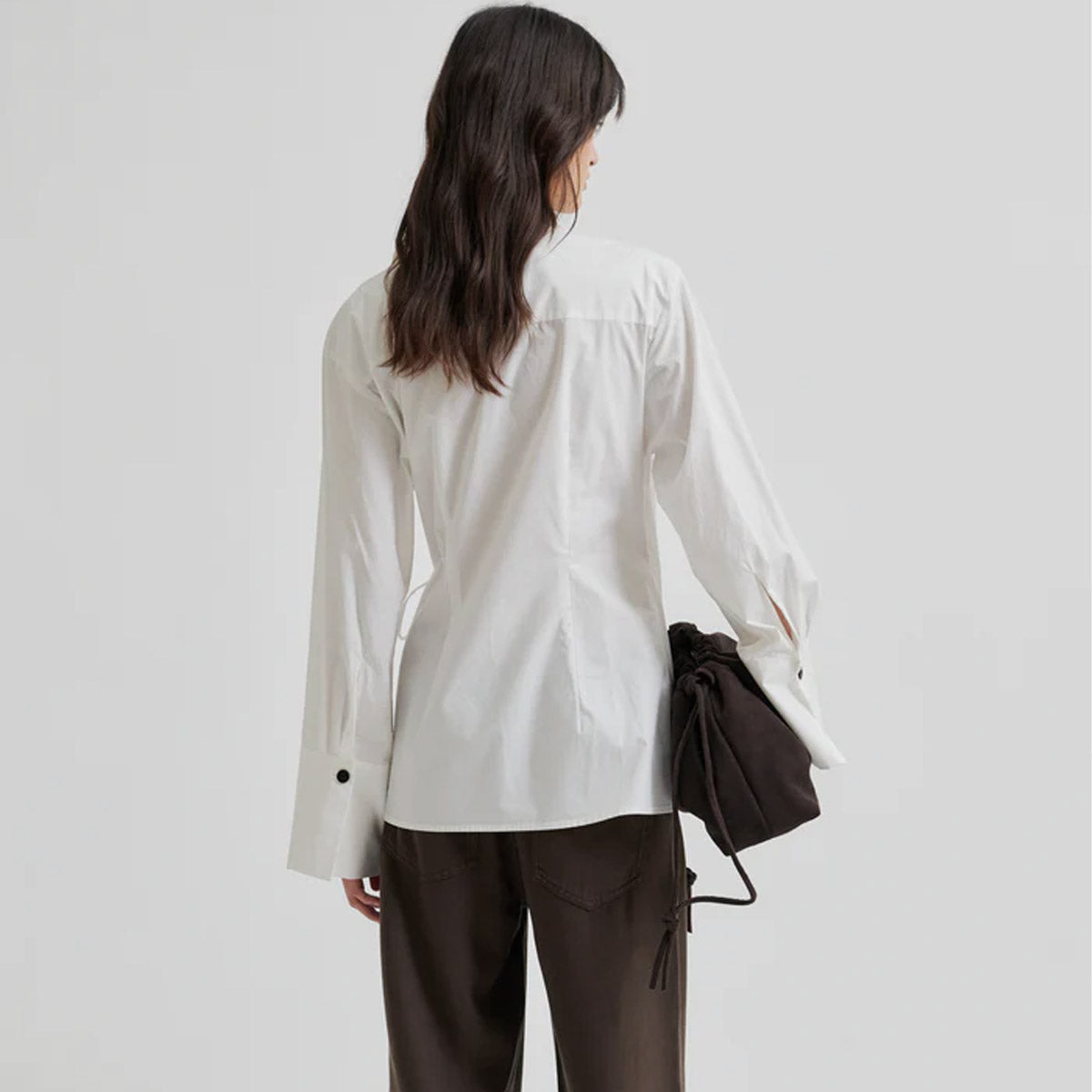 Second Female Noova wrap shirt white - Collector Store Sydney