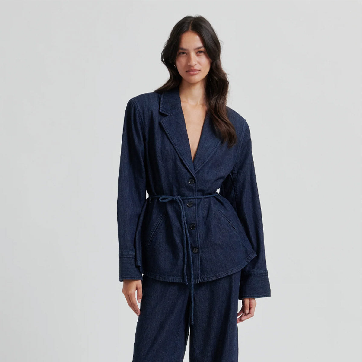 Second Female Olane Denim shirt blazer - Collector Store Sydney