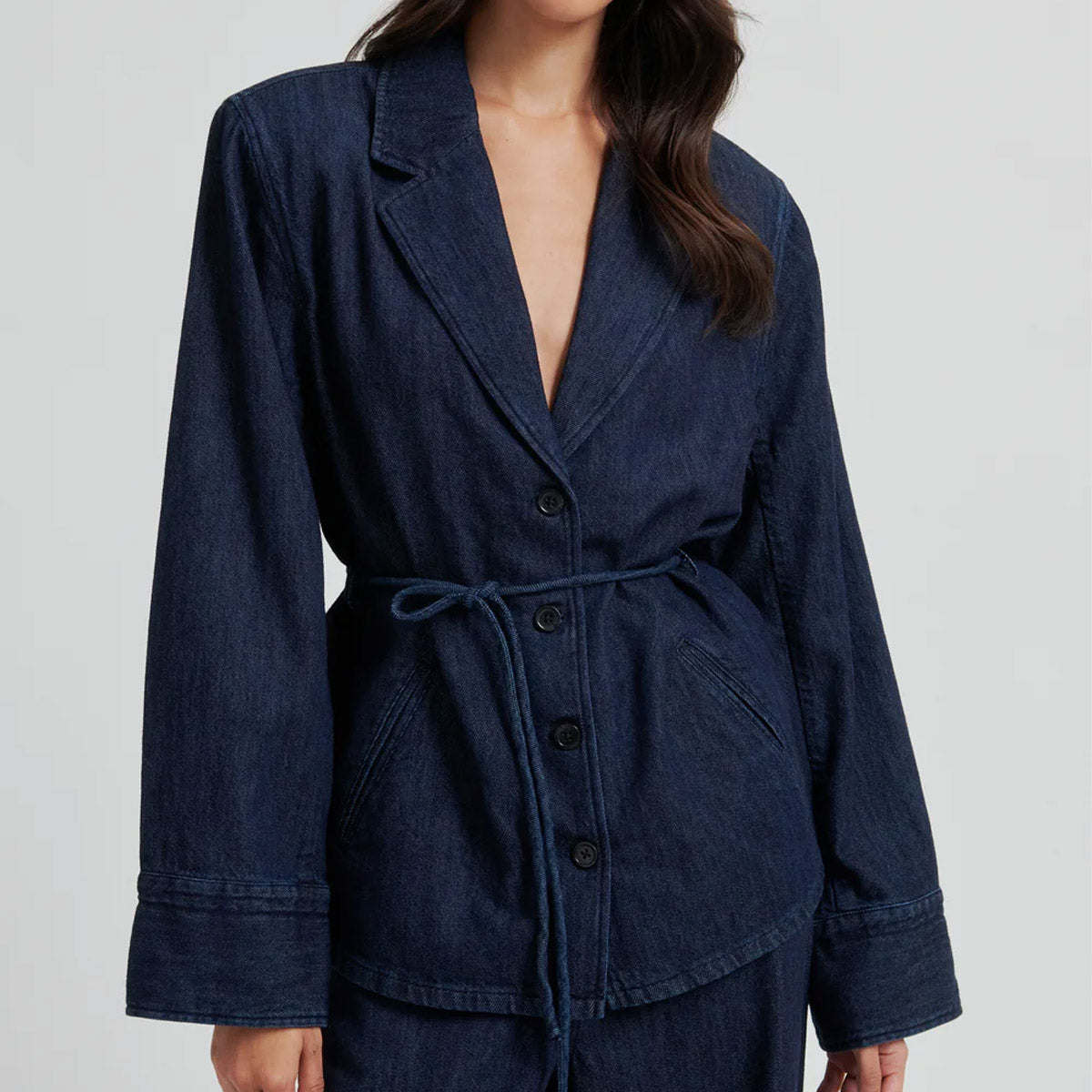 Second Female Olane Denim shirt blazer - Collector Store Sydney