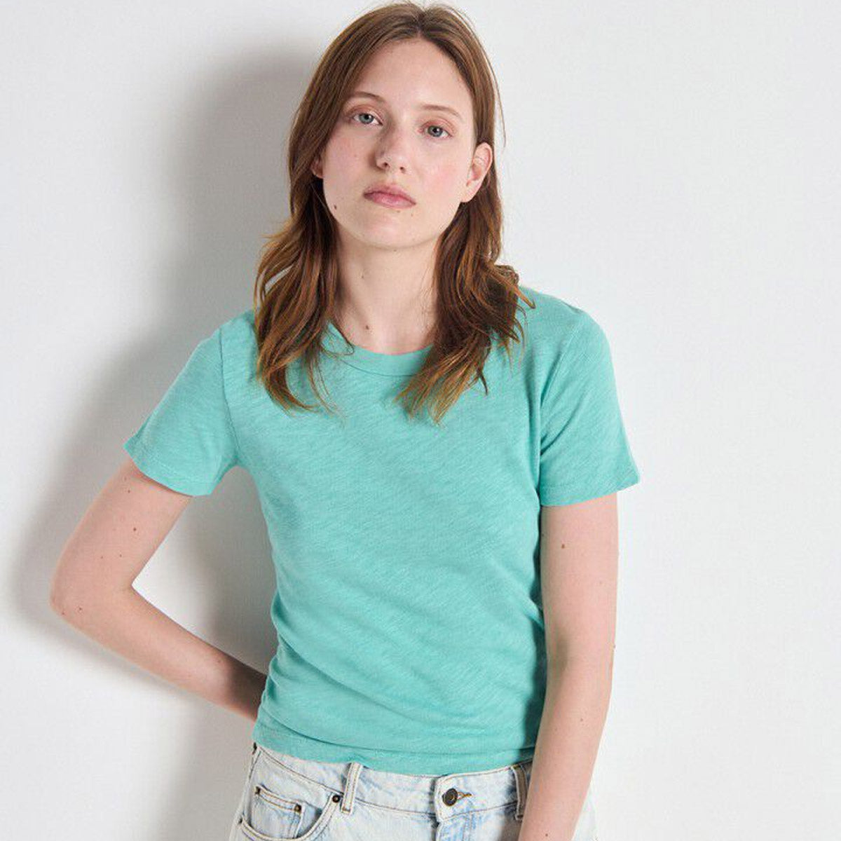 American Vintage Sonoma S/S Round Neck Tee - Vintage Oasis - Collector Store Sydney