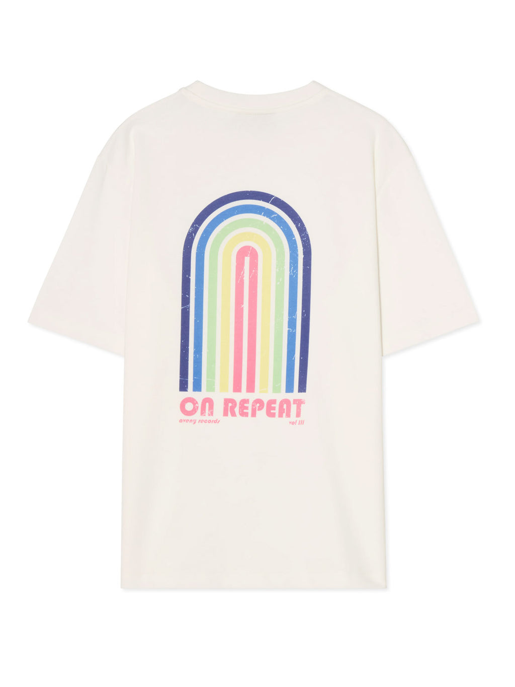 Aveny - Berkeley Tee - On Repeat - Almost White
