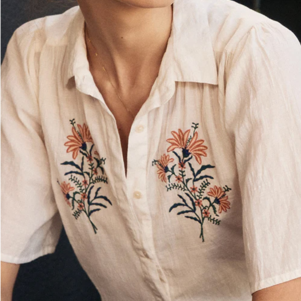 Marie Louise De Monterey - Persanne Blouse - Ecru - Collector Store