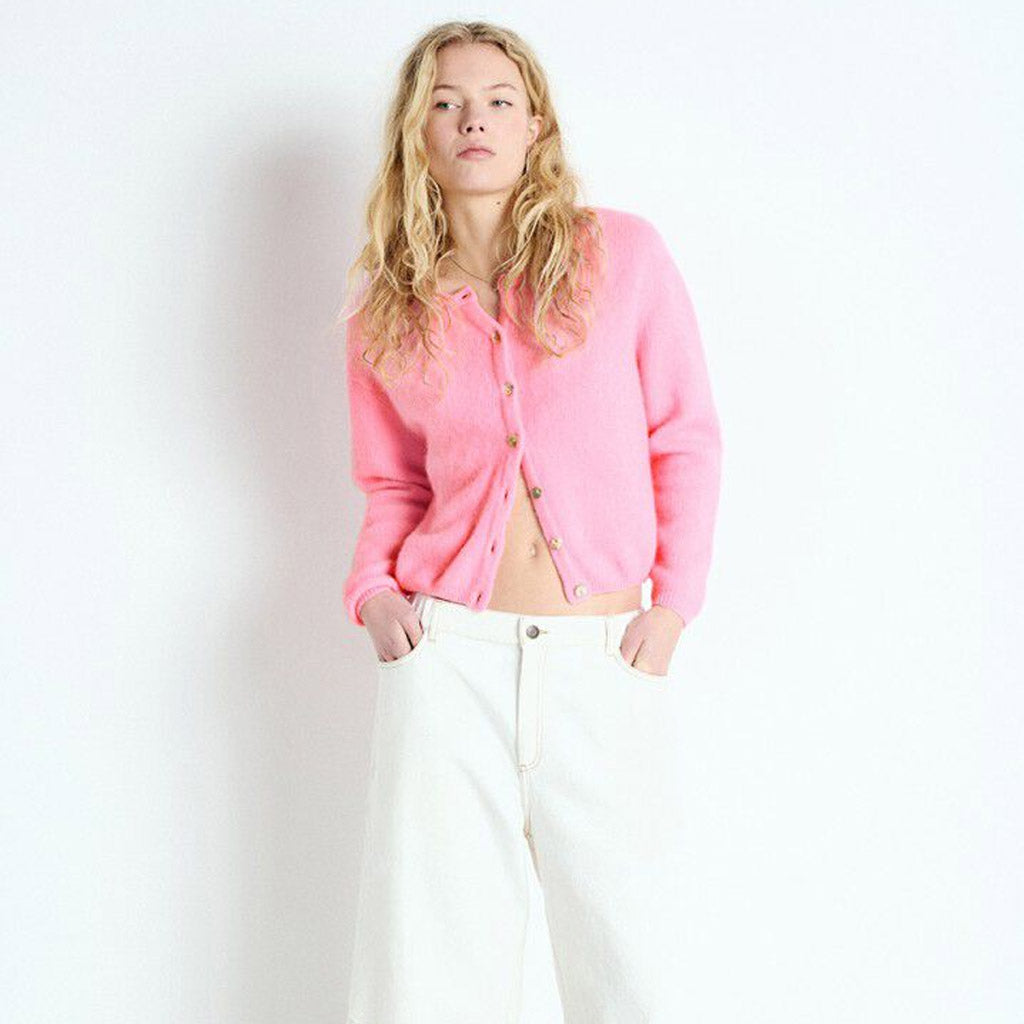 American Vintage Cardigan - Vito -Melange Rose - Collector Store Sydney