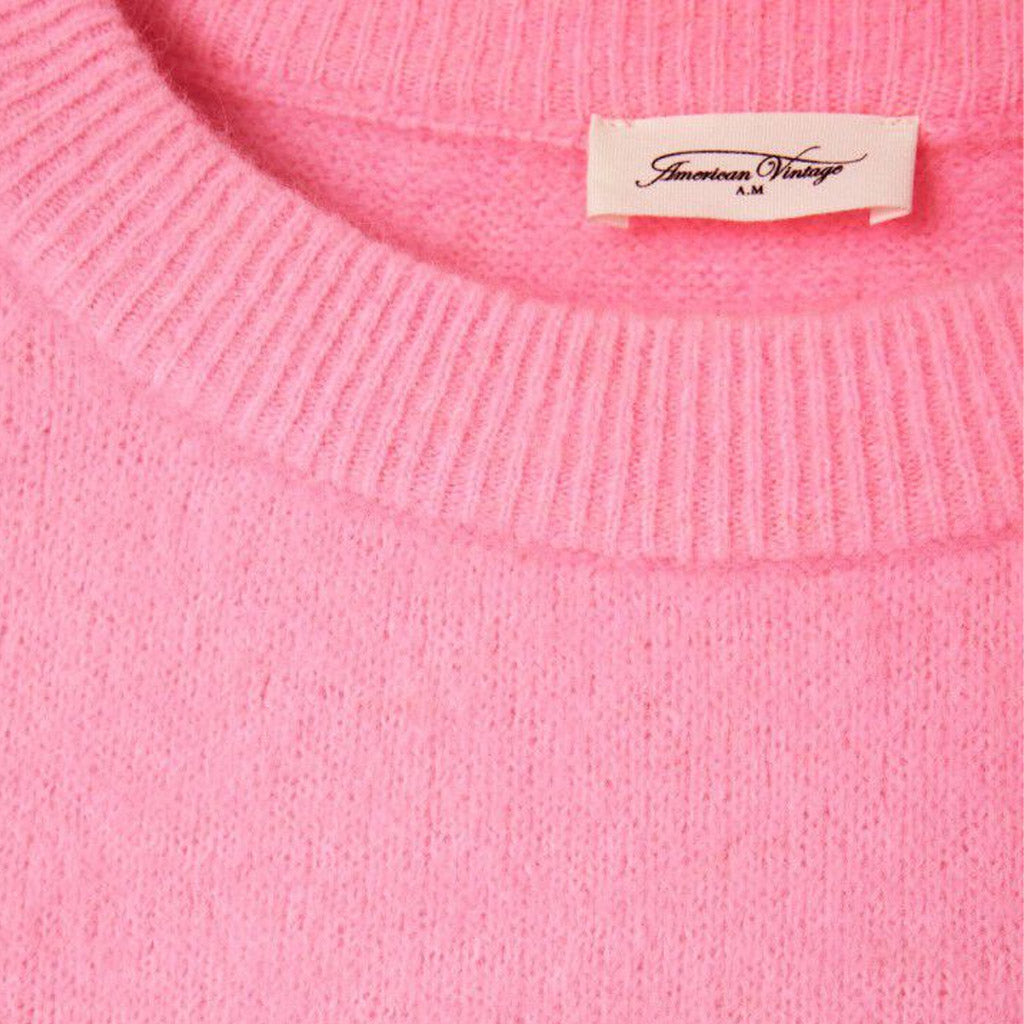 American Vintage Knit Jumper - Vito - Melange Rose - Collector Store Sydney