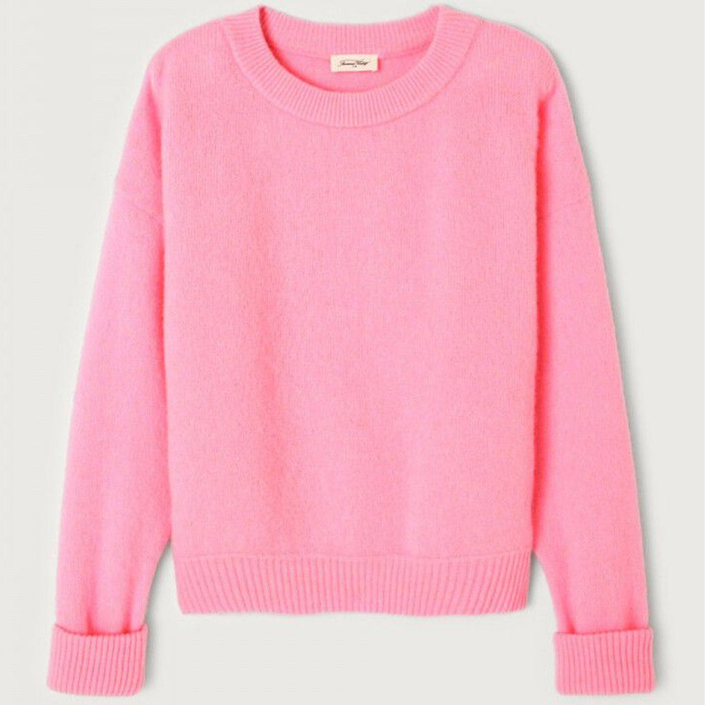 American Vintage Knit Jumper - Vito - Melange Rose - Collector Store Sydney