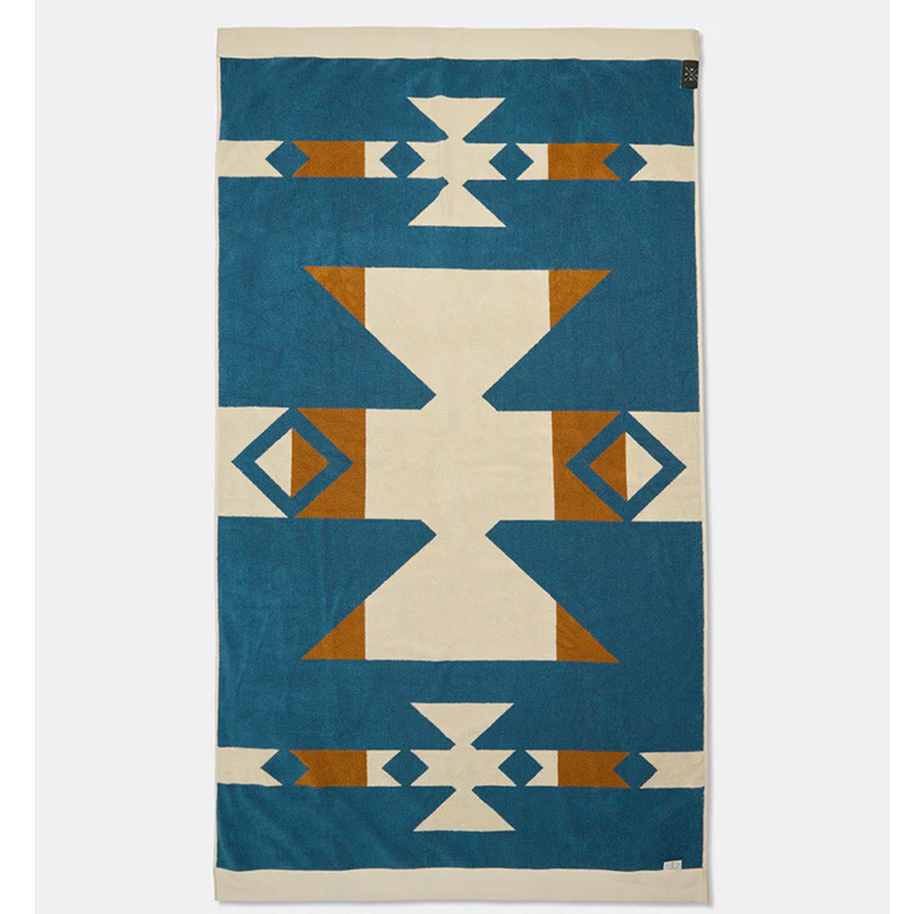 Pony Rider |Canyon River Large Towel | Natural / Blue - Collector Store