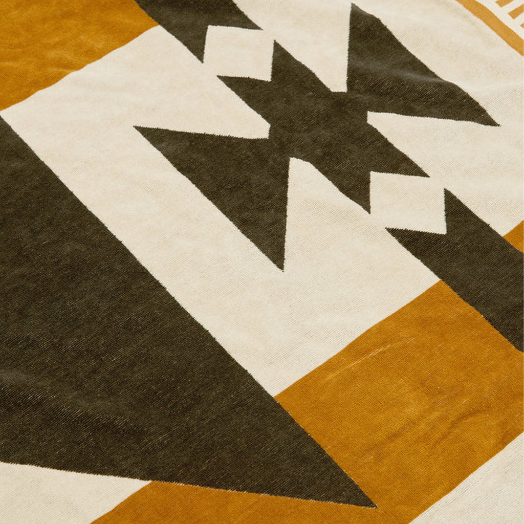 Pony Rider | Rocky Mountain Large Towel | Natural / Khaki - Collector Store