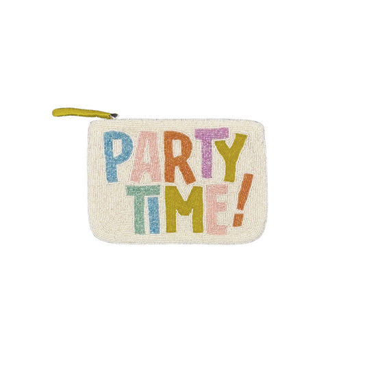 Jacksons - PARTY TIME beaded purse - White | Multi
