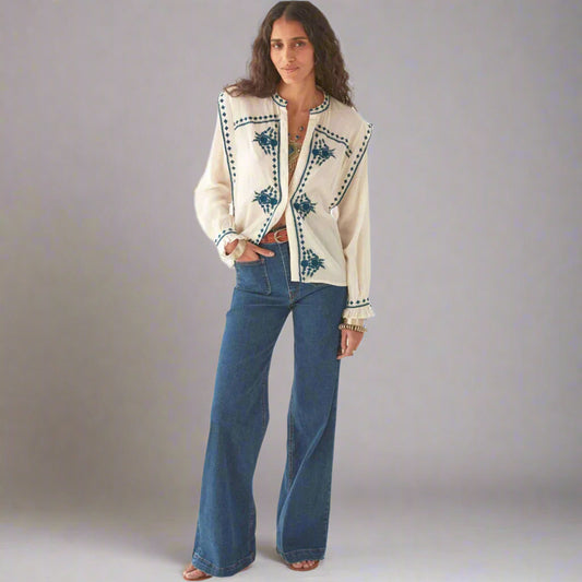 PHILIPPA BLOUSE - Panna Cota - Collector Store