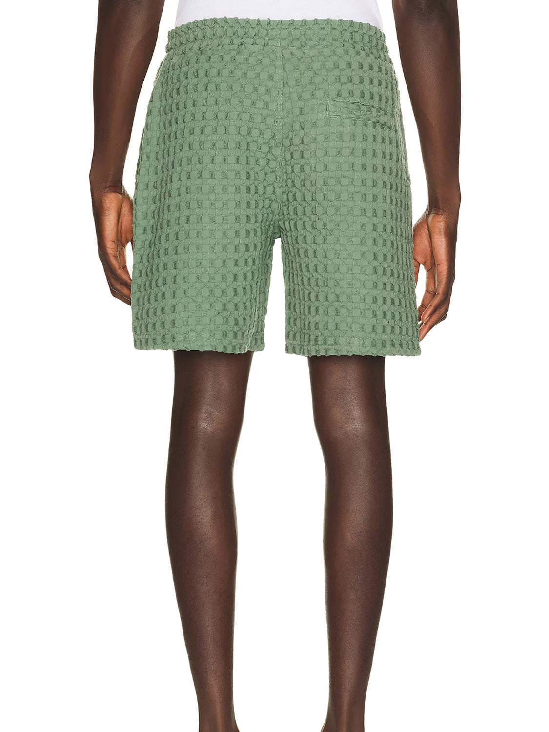 OAS -  Green Porto Waffle Shorts