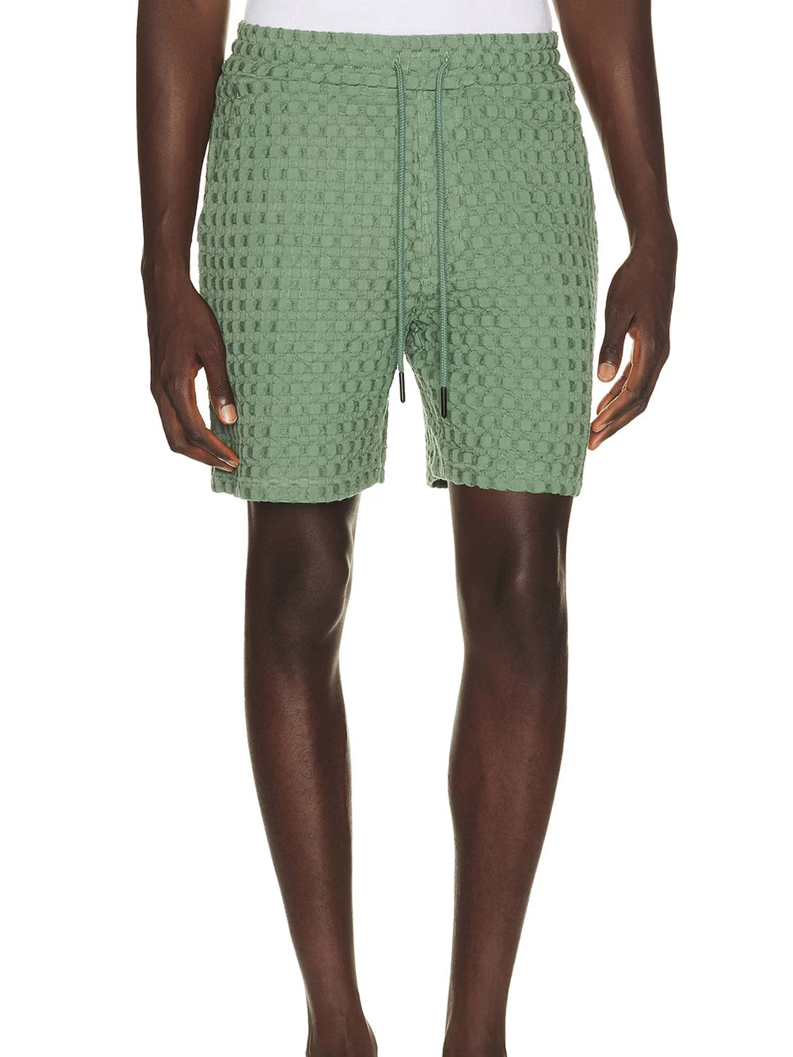 OAS -  Green Porto Waffle Shorts