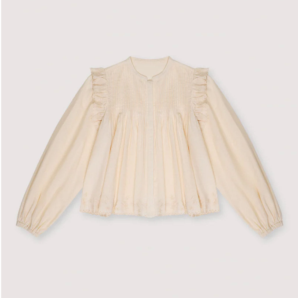 New Society - Preveza Blouse Macadamia - Collector Store Sydney