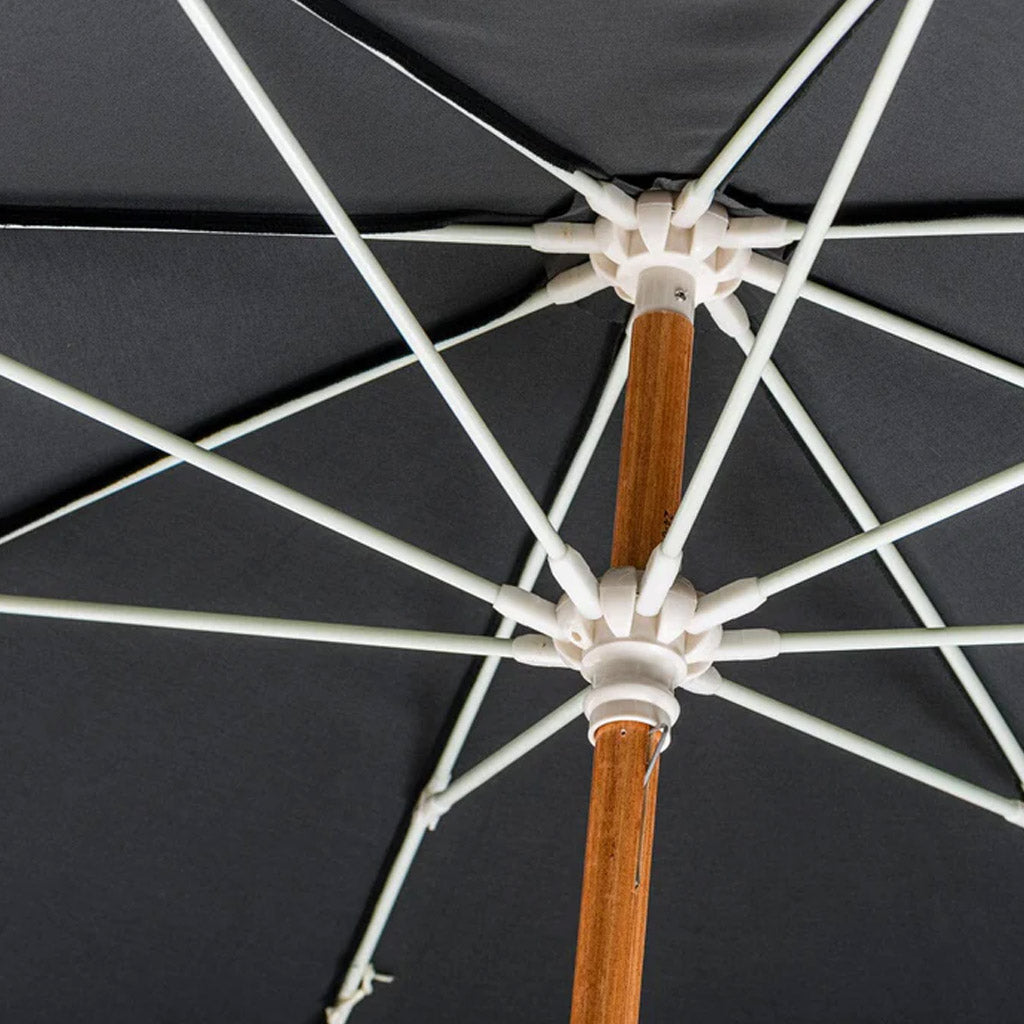 AMALFI UMBRELLA - RIVIE BLACK -200cm x 213cm - Collector Store