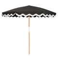 AMALFI UMBRELLA - RIVIE BLACK -200cm x 213cm - Collector Store Sydney