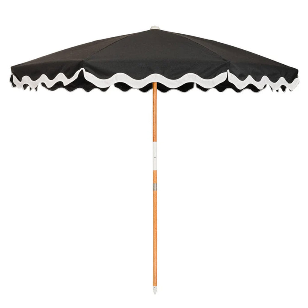 AMALFI UMBRELLA - RIVIE BLACK -200cm x 213cm - Collector Store Sydney