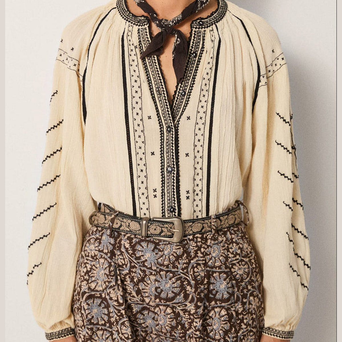 RINGO PETIT BLOUSE IVORY - Collector Store Sydney