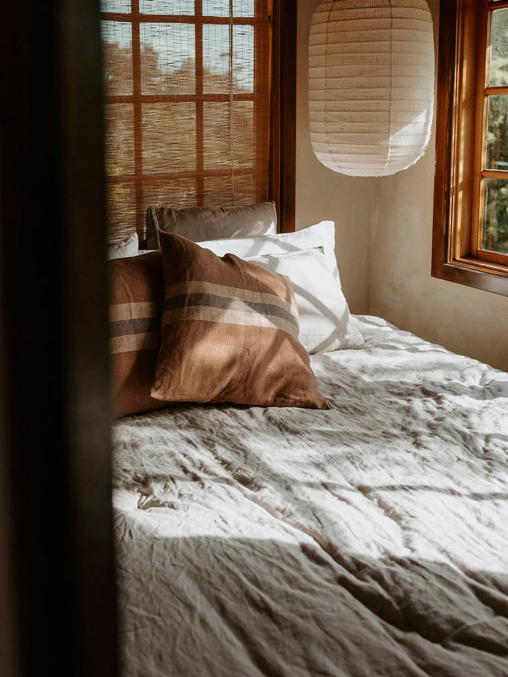 Pony Rider | River Run Linen Cushion | 55* 55cm
