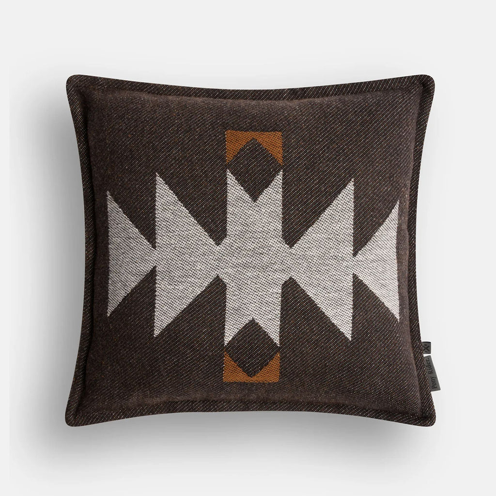 Pony Rider | Rocky Peaks cushion | Black 45*45 - Collector Store Sydney