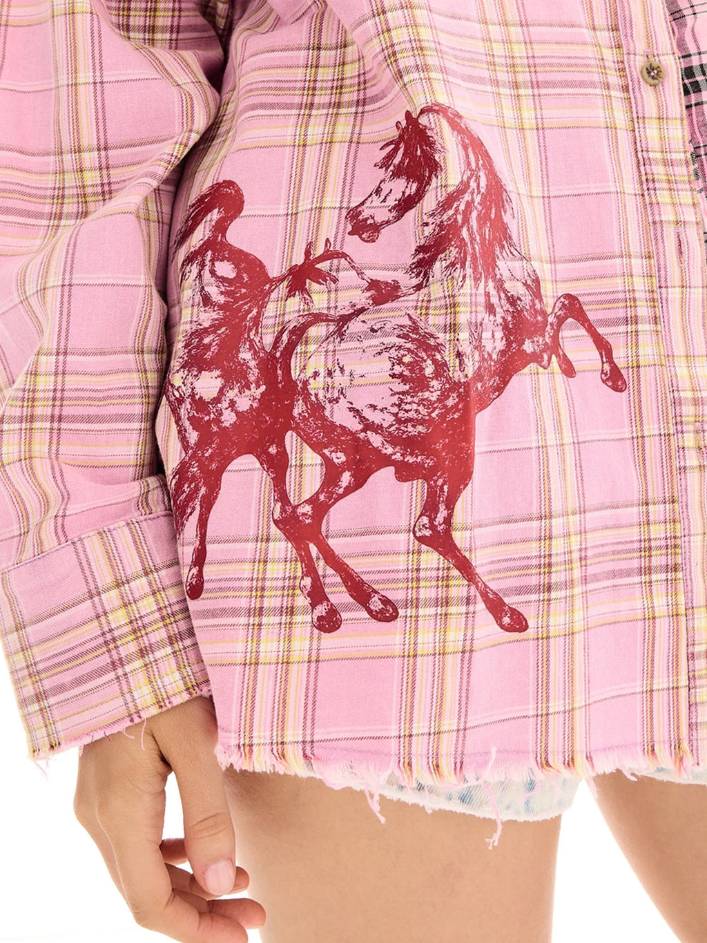 Tales : Rodeo Willow Destroyed Check Shirt