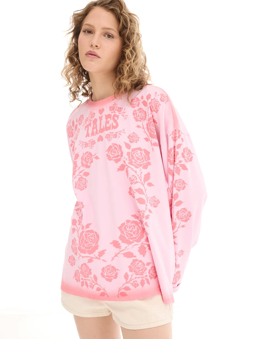 Tales : Distorted Rose Long Sleeve Tee