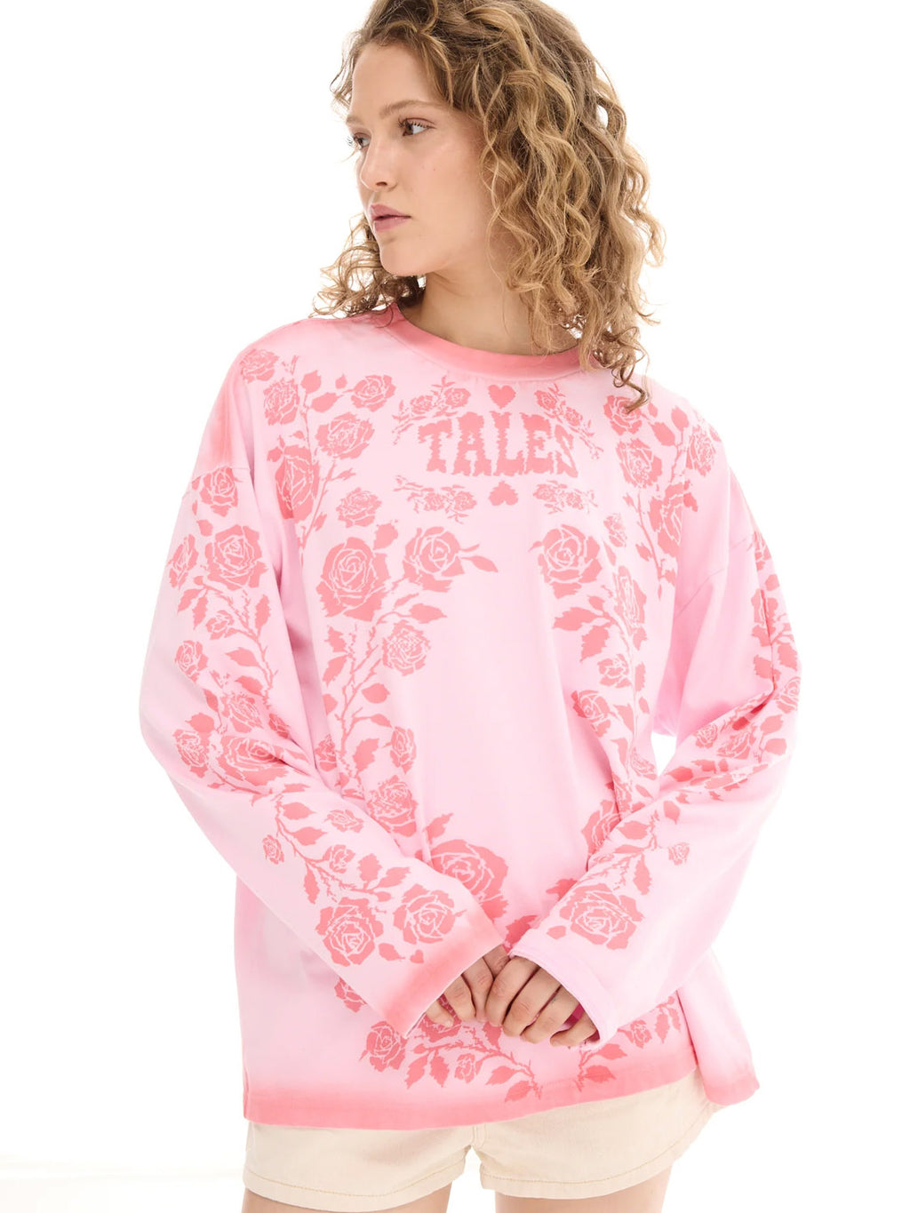 Tales : Distorted Rose Long Sleeve Tee