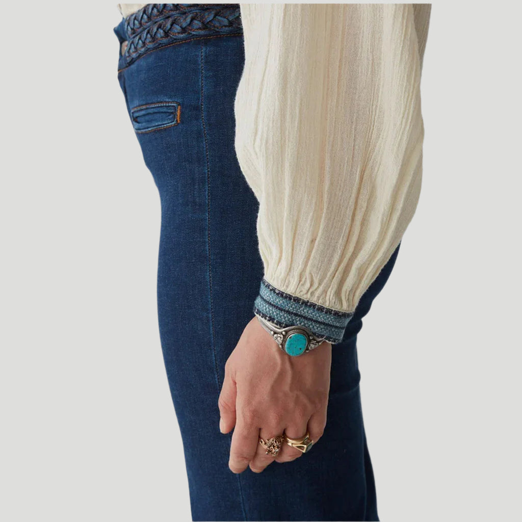 Maison Hotel - Beth Blouse Wandering Sapphire - Collector Store