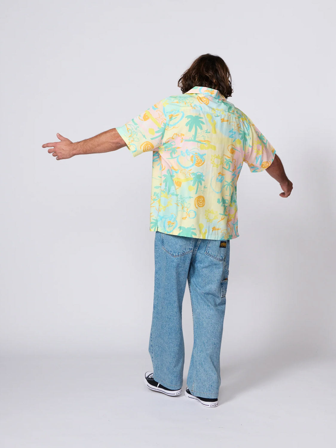 TCSS Scribbles S/S Resort Shirt - Pastel
