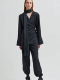 Second Female : Glari Sateen Pant Black Sand - Collector Store Sydney