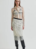 Second Female : Wila Lace Skirt Jet Stream - Collector Store Sydney