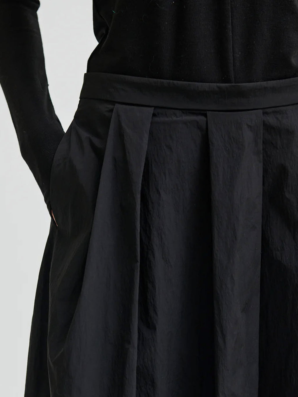 Second Female : Niline Taffeta A-Line Skirt Black - Collector Store Sydney