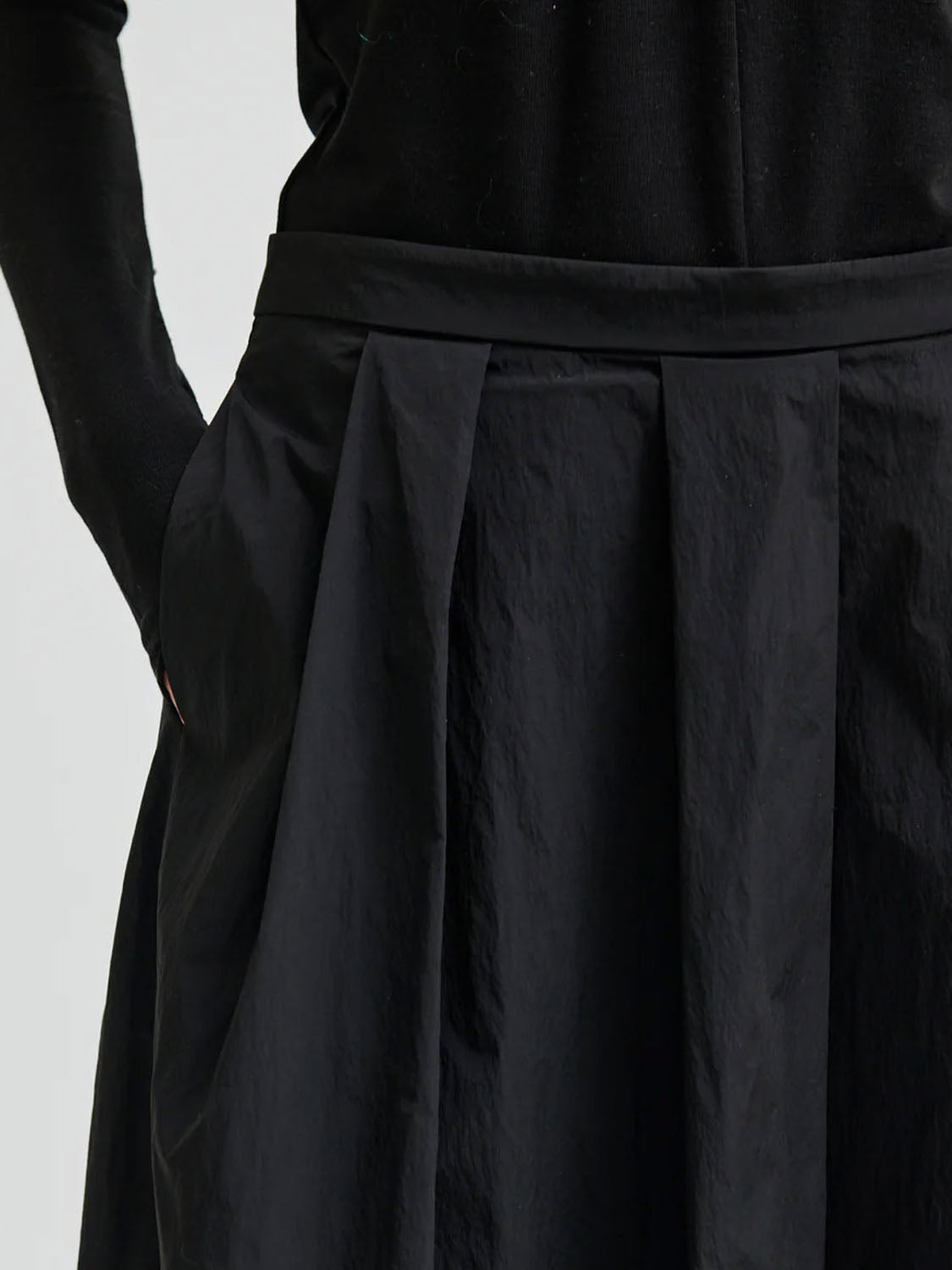 Second Female : Niline Taffeta A-Line Skirt Black - Collector Store Sydney