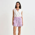 Essentiel Antwerp | Hissels Printed Shorts Pure Pink - Collector Store Sydney