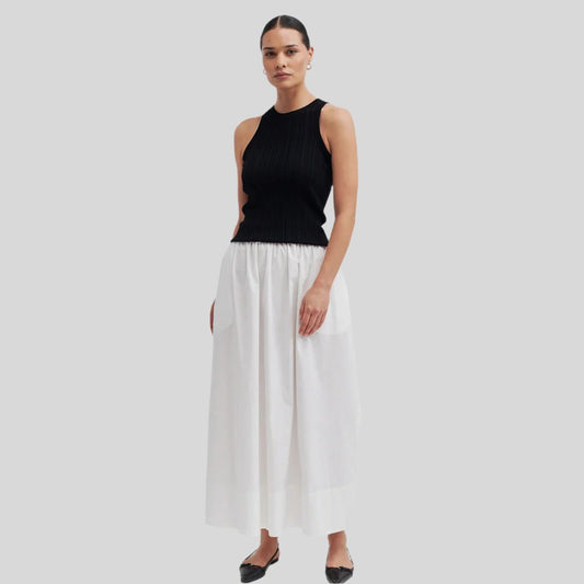 Second Female Allure Cotton Skirt- Snow White - Collector Store