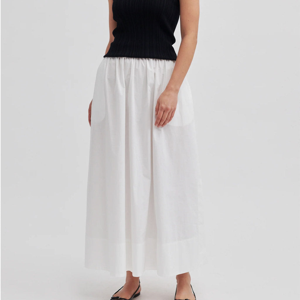 Second Female Allure Cotton Skirt- Snow White - Collector Store