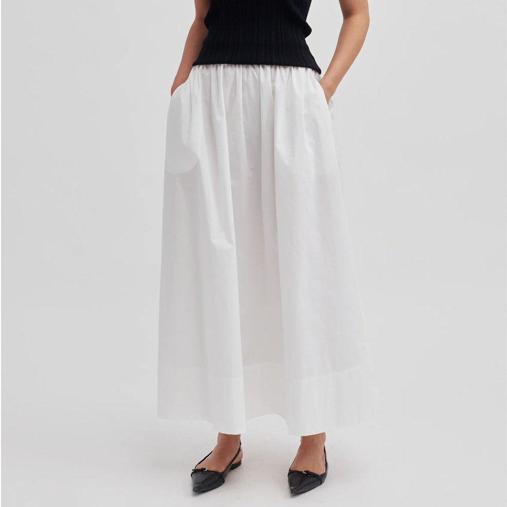 Second Female Allure Cotton Skirt- Snow White - Collector Store
